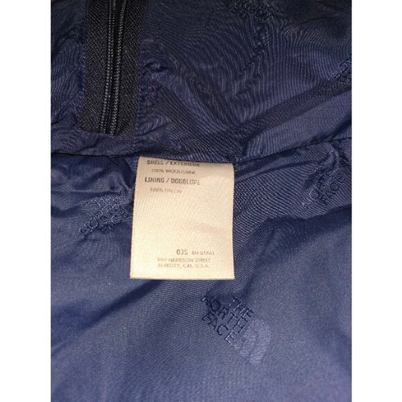 Rare VTG NORTH FACE Size Large Womens 100% Wool Made in USA Bomber Jacket PINK - Picture 6 of 9